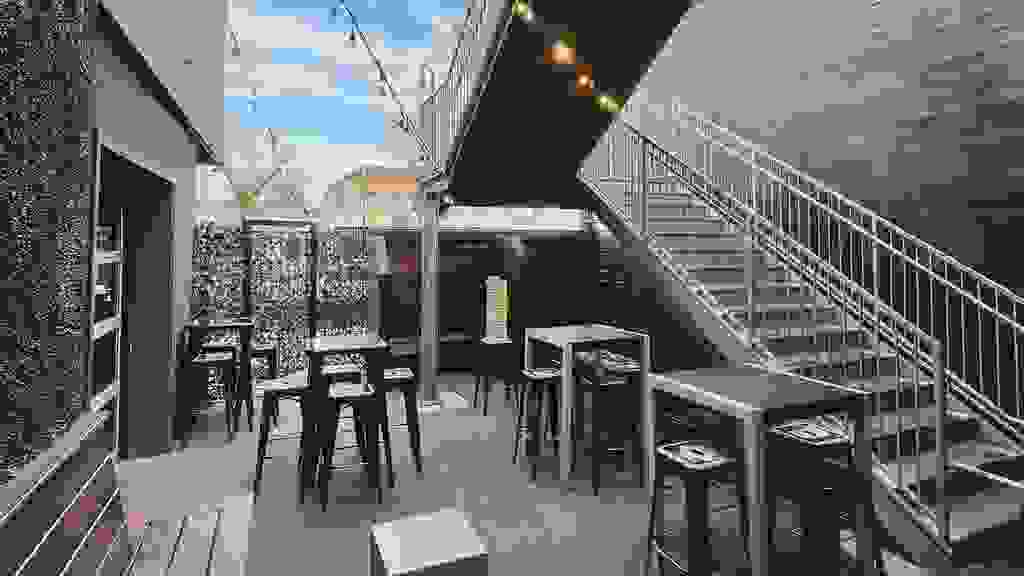 Up-Down Arcade Bar Rooftop